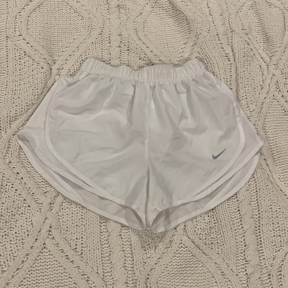 White Nike Athletic Shorts